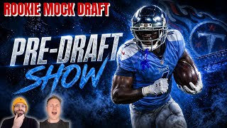 NFL DRAFT PRE-SHOW! Rookie Mocks + Landing Spots
