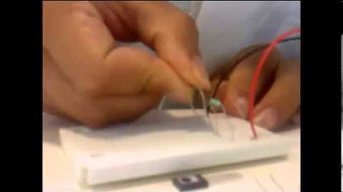 Video de Electrónica, Alarma contra ladrones.