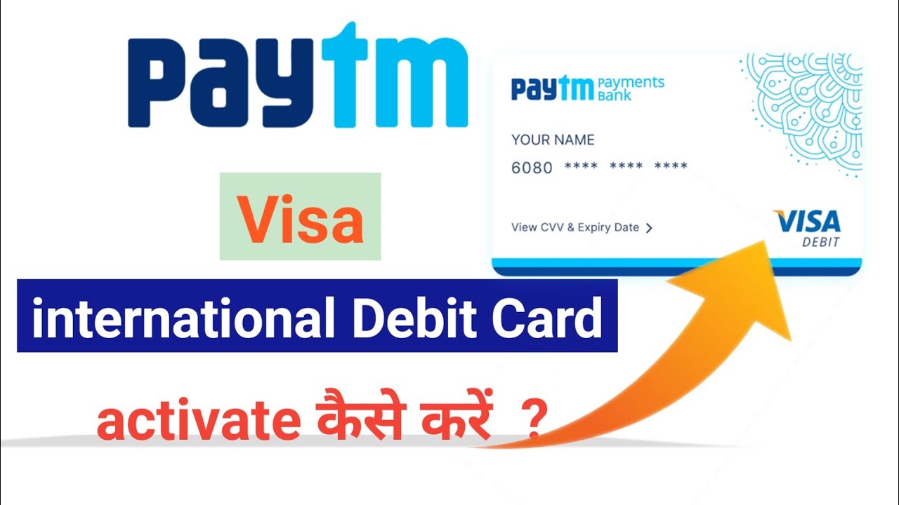 Paytm Visa International Debit Card | how to upgrade paytm rupey card to visa card