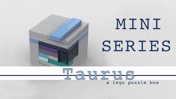 Design Series Minis: TAURUS lego puzzle box (beginner)