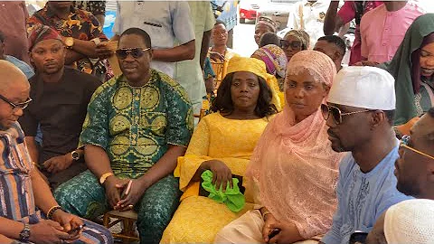 TAIWO HASSAN OGOGO PAID CONDOLENCE VISIT TO WASIU ALABI PASUMA ON DEMISE OF HIS MOTHER IYAWO ANOBI