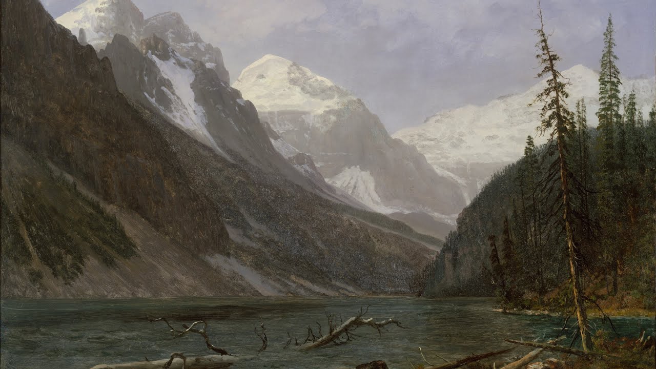 2 hours Canadian Rockies Art Screensaver | 4K Art for TV | Snow Capped Mountains TV Art Wallpaper