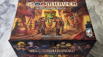 Gloomhaven: Buttons & Bugs Unboxing (deutsch/german)