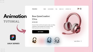 Headphones Uidesign Animation in Figma - Figma Tutorial For Beginners