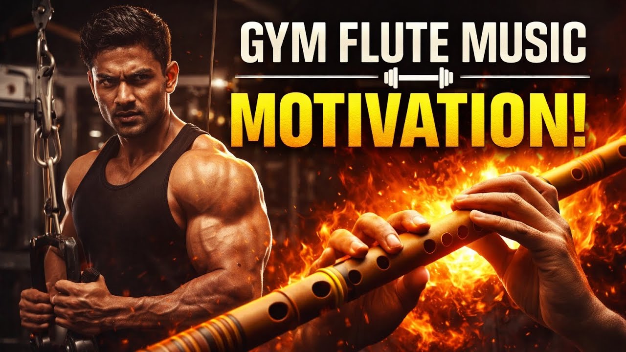 Motivational Gym Flute Music | Warrior Focus Instrumental | Kaushik Music Production