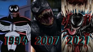 Evolution Of Venom In Movies And Cartoon19942021