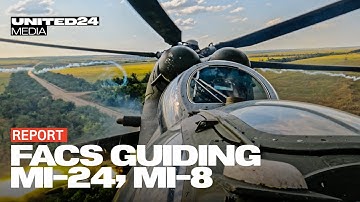 Ukrainian FACs, JTACs: Guiding Mi-8, and Mi-24. Guiding Airstrikes with Precision