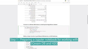 Using SQream DB with H2O