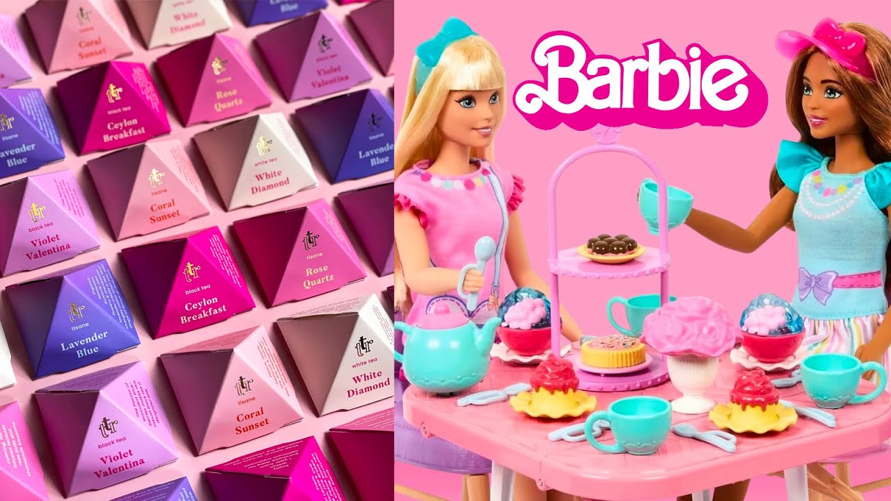 A Tea Party with Barbie: Sip and Celebrate the New Barbie Movie in Theaters! 🎀🍵
