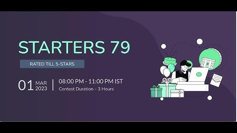 Ageing   Problems   CodeChef   starter 79