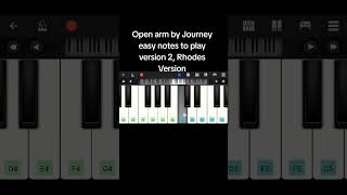 #piano #openarms #journey #everyone #pianotutorial #guitar #drums #shorts #highlights #music #song