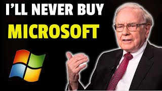 Celebrity Warren Buffett - Why I Will Never Invest In Microsoft Net Worth