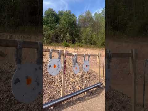 DIY building 1,000 yard portable steel Gong target