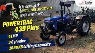 आकर्षक स्टाइल और डीजल सेवर के साथ Powertrac 439 Plus Supermaxx | Full Review | Tractorkarvan Video आकर्षक स्टाइल और डीजल सेवर के साथ Powertrac 439 Plus Supermaxx | Full Review | Tractorkarvan Video