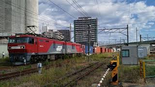 EH500-64 3070レ＆キハE130系(キハE131-4+キハE132-4)水郡線 325D　2022 10/18