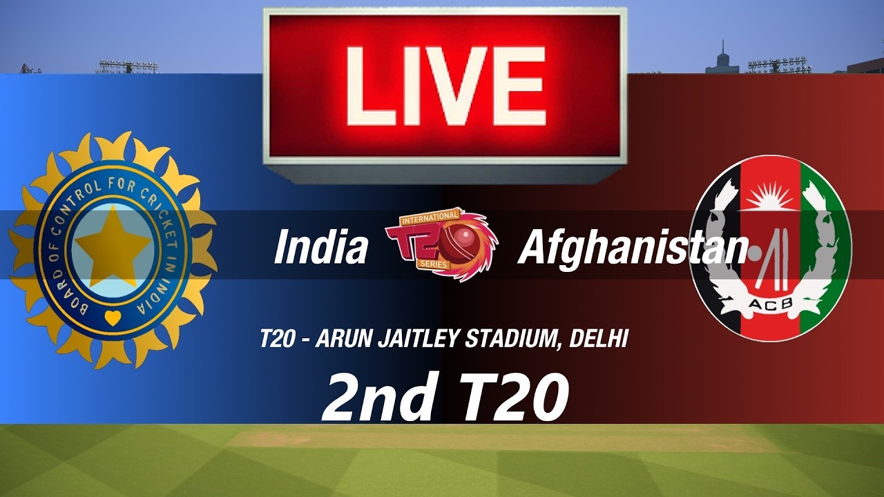 🛑Hindi🛑LIVE- INDIA vs AFGHANISTAN, 2nd T20🛑IND vs AFG 2026🛑CRICKET 26 GAMEPLAY🛑LIVE STREAMING🏏