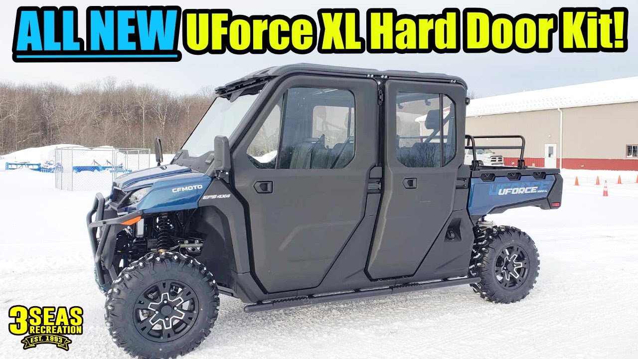 ALL NEW OEM Hard Doors w/ Glass Power Windows! 2024 CFMoto UForce