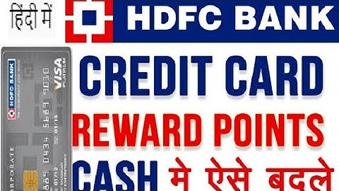 How to Redeem Rewards Point Of HDFC Credit Card through Netbanking | Reward Points Convert to Cash