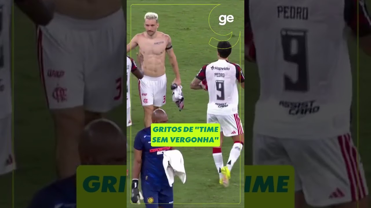 TORCIDA DO FLAMENGO PROTESTA APÓS GOLEADA POR 8 A 0 SOBRE O MADUREIRA | #shorts | ge.globo
