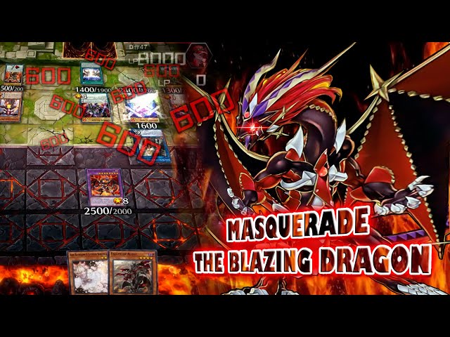 Master Duel - Masquerade the Blazing Dragon - Highlight burn 600 to WIN and yugioh  deck profile - YouTube
