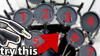 Use all (15)  inputs on the Alesis Nitro Mesh Kit!
