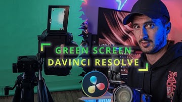 Easy Green-Screen in Resolve - DaVinci Resolve Beginner Tutorial in 1 minute!