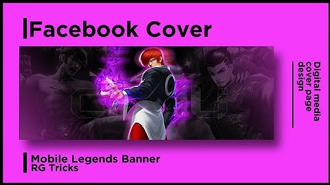 How To Make Mobile Legends Banner | Facebook cover | PS Touch Tutorial | RG Tricks