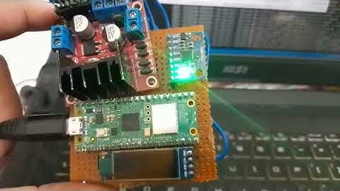 Pico-W with MPU-6050 Accelerometer, Gyroscope and Temperature Sensor (Thonny)