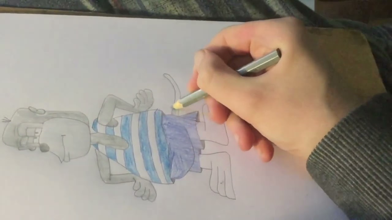 Drawing and Colouring Darwin for 