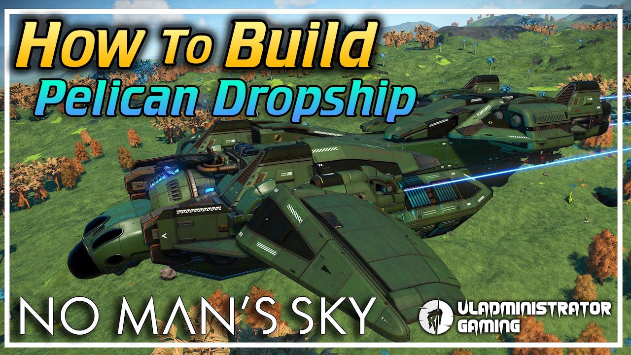 Pelican Dropship | NMS Corvette Build How To