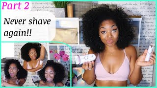 DIY Hair Removal at HOME #WithMe using BRAUN Silk Epil 9 EPILATOR Review Part 2...NEVER SHAVE AGAIN!