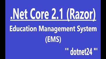 .Net Core 2.1 || Create New Project || EMS  Project || Part-01