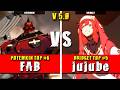 GGST | FAB (Potemkin) VS jujube (Bridget) | Guilty Gear Strive High level gameplay
