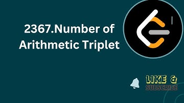 2367.Number of Arithmetic Triplet #leetcode #numberofarithmetictriplet