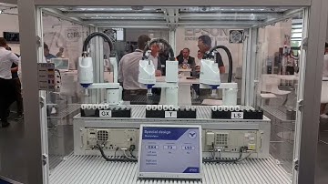 Speed comparison of EPSON GX4 LSB3 and T3 robots