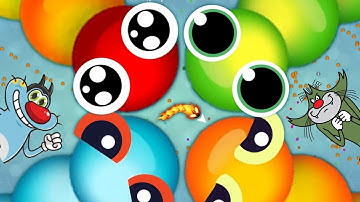 Shinchan and oggy Nobita funny game 🤣 Snake.io kil 198 Worm zone