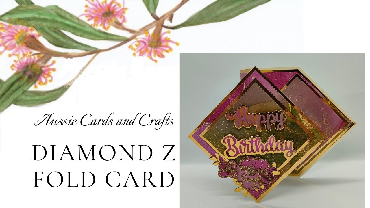 Diamond Z Fold Card