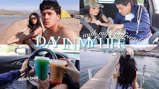SPEND THE DAY WITH ME + MY BOYFRIEND | cooking, shopping, lake day✨