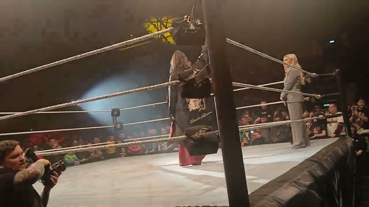 WWE NEWCASTLE Nakamura and Dragonov Entrance. 