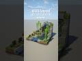 マイクラ10x10建築。滝のある釣り堀。#shorts #minecraft #minecraftbuilding #マイクラ #マイクラ建築