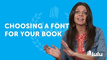 Choosing a Font for Your Book