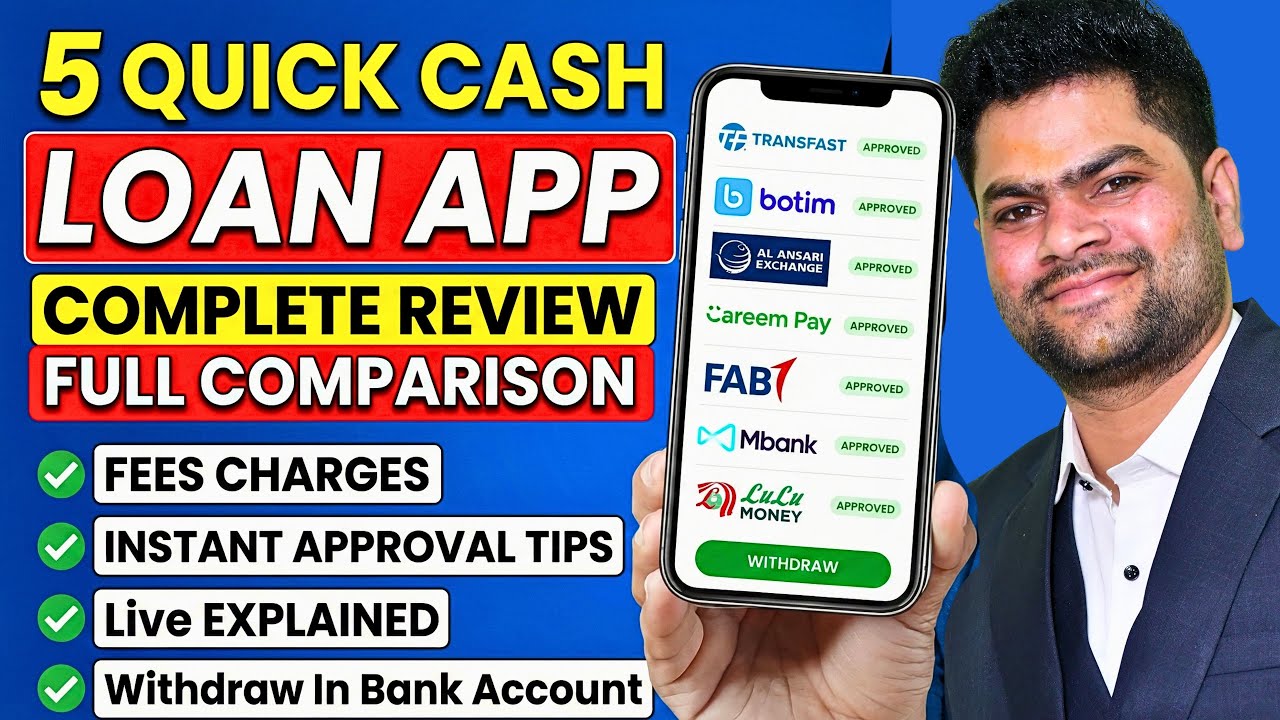 5 Quick Cash Loan Apps UAE -  Best Instant Loan Apps in UAE for Low Income People