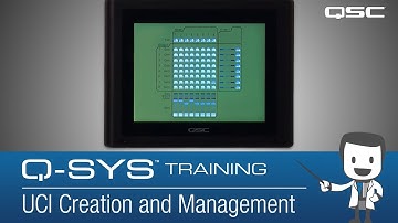 Q-SYS: Control Overview - UCI Creation and Management