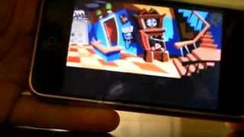 Scummvm on Iphone playing DOTT