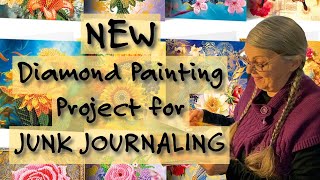 ***GIVEAWAY CLOSED*** NEW Diamond Painting Project for JUNK JOURNALING! #WISKF Unboxing!