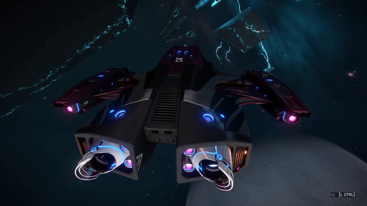 Фрагмент чертежа оружия стражей elite dangerous