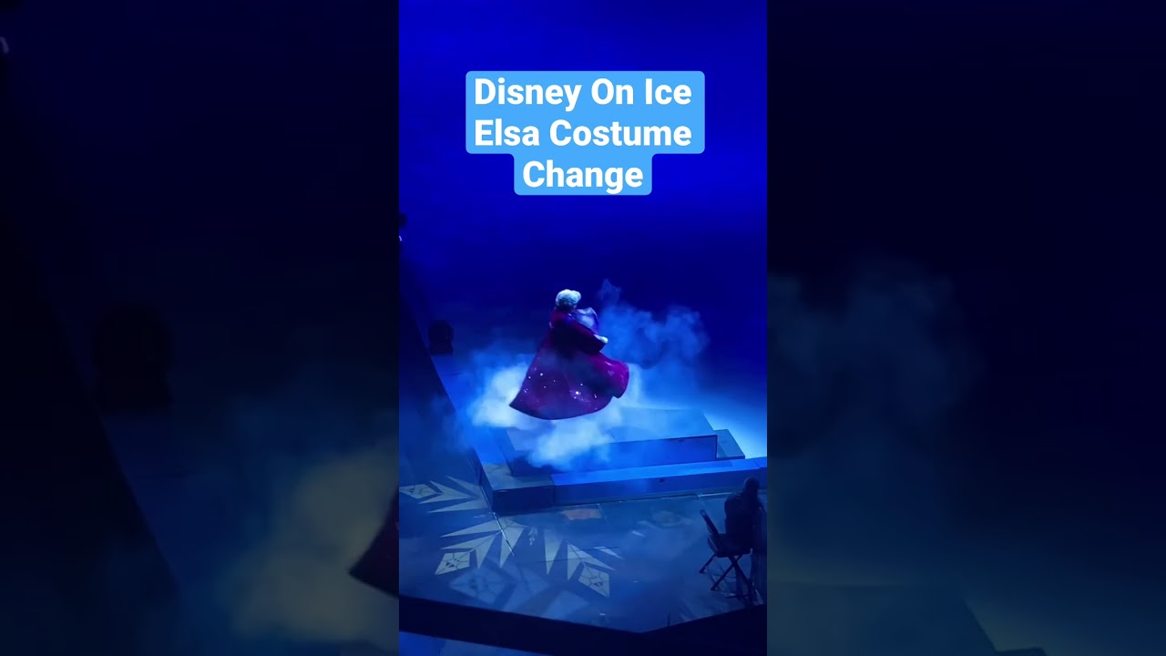 Let It Go Elsa Dress Transformation 😱 Disney On Ice ❄️