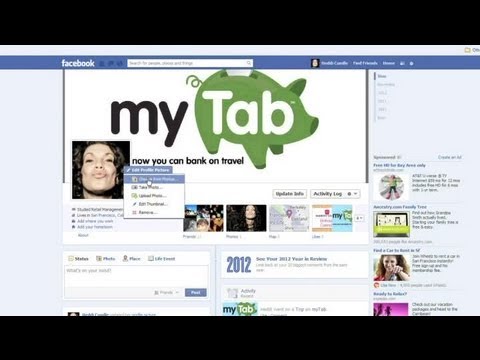 How to Get a Transparent Background on a Facebook Profile Picture : Facebook  Tips & Social Media - YouTube