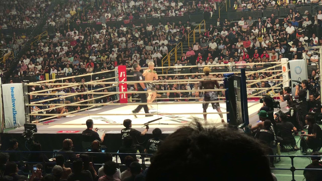 Rizin11 五味隆典vsメルビンギラード 決着シーン Youtube
