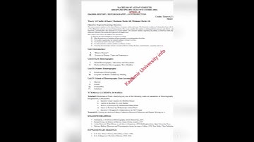 BG 6th semester syllabus history batch 2020@ Kashmir University